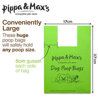 1 x RAW Customer Returns Pippa Max s Robust and Extra Large Dog Poop Bags 500 Pack in Biodegradable Box 15-17 Micron Thickness Odour Neutralising Easy to Open Portable - RRP €21.99