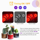 3 x Brand New Kethvoz plant lamp LED growth lamp, full spectrum plant grow light lamp with 4 bulbs 4 8 12H timer 5 light brightness for aquarium houseplants succulent vegetables cultivation KE-GL-R4 - RRP €80.13