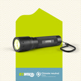 1 x Brand New REWIND powerful, robust and handy aluminum LED flashlight, 340 lumens, 280 m range, 332 g - RRP €24.79