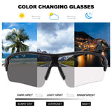 1 x RAW Customer Returns BangLong Cycling Glasses Photochromic Sunglasses Men Women UV400 Protection Sports Glasses for Fast Cycling Running Baseball MTB Outdoor Sports Bicycle - RRP €27.99