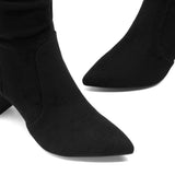 1 x Brand New DREAM PAIRS Women s boots with medium width Elegant silhouette Smooth zipper A classic for the wardrobe Black SDMB2201W-E Size 40 EUR  - RRP €37.48