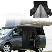 1 x RAW Customer Returns Insect Net Replacement for Mercedes-Benz Viano Vito V-Clas Marco Polo, Car Side Door Sliding Door Mosquito Nets Replacement for Renault Trafic, Two-Layer Magnetic Insect Net with Suede for Camping - RRP €66.54