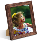 2 x Brand New Nacial Photo Frame 20 x 25cm, Set of 4 Wooden Photo Frames, Brown Design Wall Photo Frames with Acrylic Glass for Photo Collage - RRP €38.4