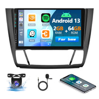 1 x RAW Customer Returns  2G 64G Android 13 car radio for BMW 1 Series 2008 2009 2010 2011 2012 with Carplay Android Auto, 9 inch touch screen radio with GPS WIFI FM RDS Bluetooth Mirror Link Canbus AHD Camera - RRP €20.4