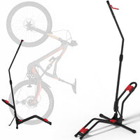 1 x RAW Customer Returns Stryser bike rack, bike mounts floor vertical parking, with wheel attachment, wall mount, compact, without damaging the walls - RRP €59.99