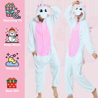 1 x RAW Customer Returns LATH.PIN Pajamas Jumpsuit Adult Unisex Animal Onesie Cosplay Halloween Carnival Costumes Pajamas Women Animal Costumes Winter - RRP €19.98