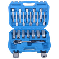 1 x RAW Customer Returns DAYUAN 18pc shock absorber socket tool set strut top mount change special socket 1 2 drive - RRP €75.34