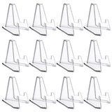 1 x RAW Customer Returns Hejo Pack of 24 acrylic card stands, mini easel, easel stand, transparent acrylic easel holder for coins, pocket watches, medals - RRP €11.09