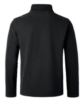 1 x Brand New Oralidera men s fleece sweatshirt, long-sleeved fleece pullover, troyer with quarter zip, winter pullover, fleece jackets, jumper with stand-up collar, black, XXL - RRP €27.6