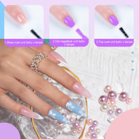 14 x Brand New Mobray Smalto Semipermanente Unghie Set Inverno, 6 Colori Macaron, Rosa Bianco Blu Viola Smalti Semipermanenti per Unghie, Smalto Gel Unghie Soak Off UV LED, Gel Polish Nail Art 8ml - RRP €252.0