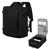 1 x RAW Customer Returns VOESLD for Easyjet hand luggage 45x36x20, hand luggage backpack men women laptop backpack waterproof, travel backpack hand luggage black airplane for all major airlines, with USB port 32L - RRP €39.99