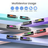 1 x RAW Customer Returns USB Stick 16GB 10 Piece Set, Vansuny USB Stick 16GB 10 Pack Slide Retractable, USB 2.0 16GB Memory Stick Data Storage Backup for PC Mac Desktop Laptop Game Consoles Multi-Colored, 10 Pack  - RRP €29.99