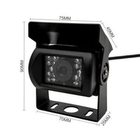 1 x RAW Customer Returns Rear View Camera - HugeAuto 170 HD Rear View Camera Front View Backup Camera Night Vision - C. IR LED Night Vision Backup Camera - RRP €33.49