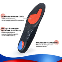 1 x RAW Customer Returns Insoles work shoes - Gel Work insole for work shoes - Insoles for plantar fasciitis, foot pain - Shoe insoles work shoes black -M - RRP €25.2