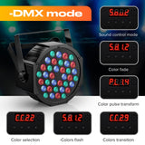 1 x RAW Customer Returns U King 4PCS Rechargeable LED Par, RGB 36 LED Spotlights LED Stage Lights with Remote Control and Timing Function, 7 Stage Lighting Modes and DMX Control for DJ Disco Party - RRP €229.99