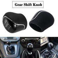 1 x RAW Customer Returns Xinlon Car Gear Knob Gear Lever, Universal Black Car Gear Lever, 6 Speed Manual Shift Automotive Gear Knob Shifter Lever with PU Leather Handle, for Car Accessories - RRP €24.0