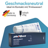 1 x RAW Customer Returns Plemont 25g silicone grease - food-safe lubricating grease for fully automatic coffee machines, fittings, seals, O-rings - Made in Germany - suitable for drinking water, universally applicable - RRP €10.07