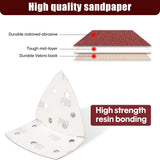 1 x RAW Customer Returns SHALL 120 Sanding Sheets, Mouse Sanding Pads, Various Grits 40 60 80 120 180 240, Suitable for Sanding Machines - RRP €18.99