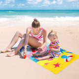 5 x Brand New Dotie Beach Towel - 76 x 150 cm Beach Towel Soft Kids Bath Towel Quick Dry Sand Free Bath Towels Lightweight Absorbent Towel Pool Swimming Travel - RRP €96.0