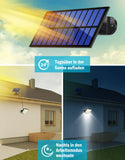 1 x RAW Customer Returns MPJ solar lamps for outdoors, 106 LED solar light outdoors with motion detector, IP65 waterproof, 120 lighting angle, solar wall light for garden with 5m cable - 2 pieces - RRP €33.18