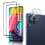 3 x Brand New Holilo Tempered Glass Film for Samsung Galaxy M53 5G 2 Pieces Screen Protector and 2 Pieces Camera Film, 9H Hardness Film HD Screen Protection Anti-Scratch Anti-Fingerprint - RRP €32.4