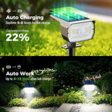 1 x RAW Customer Returns nipify 4 Pack Solar LED Spotlights Outdoor Garden with Motion Sensor, 56LED 3 Modes Powerful Garden Lamps Waterproof Solar Lights Outdoor for Yard Driveway Cool White  - RRP €39.99