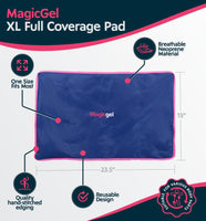 1 x RAW Customer Returns Magic Gel XXL cooling pad 60 x 38 cm - gel mat for the entire upper body - the cooling pad is extra large and reusable - ice pack for regeneration or as a cool bed base - RRP €27.2