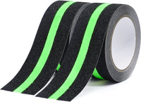 1 x RAW Customer Returns BOMEI PACK 2 Rolls Anti-Slip Tape Self-Adhesive, Glow in the Dark Safety Tape, 5m 50mm Anti-Slip Tape Fluorescent - RRP €19.99