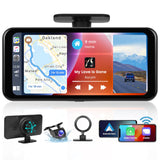 1 x RAW Customer Returns Hikity Wireless Carplay Android Auto Display with ADAS Auxiliary System Portable Carplay with Dashcam 6.25 inch Car Play Radio with Bluetooth FM Mirror Link WiFi Video 64G TF Card Night Vision Camera - RRP €80.66