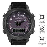 1 x RAW Customer Returns Men s Sports Watches Outdoor Solar Smart Watch 50M Waterproof Multifunction Digital Sport Watch - RRP €106.96