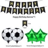 1 x RAW Customer Returns ALTcompluser Football Balloon 9th Birthday Decoration Green 9th Birthday Decoration Boys Happy Birthday Garland 9 Years Decoration Balloons for Children Boy Birthday Party Football Decoration 9th  - RRP €8.05