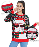 1 x RAW Customer Returns Idgreatim Men s Women s Christmas Sweater Ugly Christmas Sweater Ugly Christmas Sweater Jumper 3D Printed Long Sleeve Knitted Sweater, Sheep Red, XL - RRP €30.24