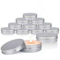 1 x RAW Customer Returns Sopito Aluminum Tins, Pack of 24 120ml Aluminum Empty Round Jars for Lip Balm, Cosmetic Cream, Mini Candles, Crafts Jewellery - RRP €18.99