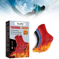 13 x RAW Customer Returns Heated Socks, Self-Heating Socks, Foot Warmer Heating Socks, 4 Pairs of Magnetic Socks, Warm Feet, Tourmaline Magnetic Socks, Self-Heating Tourmaline Socks, Unisex Magnetic Socks With Tourmaline - RRP €101.27