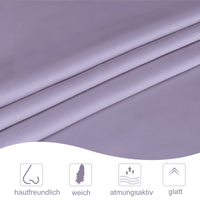 1 x RAW Customer Returns Texbee silk pillowcase hair and skin care with double-sided zipper 22 Momme silk 2 pieces 40x60cm-lilac - RRP €34.27