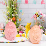 10 x Brand New Humtudeit Silicone Mold Easter Candles Silicone Molds DIY 3D Molds Candles Soap Egg Mold with Flower Decoration Silicone Mold Candles for Easter Gifts Soap Candle Making Camellia  - RRP €102.7