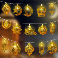 12 x Brand New SIXIUDIA Ramadan Fairy Lights, Eid Ramadan Lanterns Fairy Lights, Ramadan Light Star Moon Fairy Lights Ramadan Decoration Ramadan LED DIY Lamp Indoor Outdoor for Home Garden Birthday - RRP €244.8