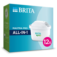 1 x RAW Customer Returns BRITA MAXTRA PRO All-in-1 Faucet Water Filter Cartridge - Pack of 12 for filter jug refill reduces PFAS , certain pesticides, herbicides and drug residues, chlorine, scale and metals - RRP €66.5