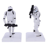 1 x RAW Customer Returns Nemesis Now Officially Licensed The Original Stormtrooper Bookend Figures, Resin, White, 18.5cm - RRP €63.57