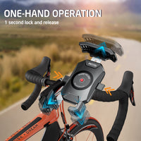 1 x RAW Customer Returns Anti-Theft Motorcycle Phone Mount-iMESTOU Handlebar Ball Cell Phone Holder with Aluminum 1 Ball Base 360 Rotation Universal for 4.0-7.0 inch Smartphones - RRP €30.24