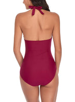 1 x RAW Customer Returns EastElegant One Piece Breastfeeding Swimwear Bikini Breastfeeding Swimwear, Wine Red, L - RRP €99.0