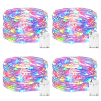 22 x Brand New ITICdecor 5M 50LED Copper Wire Battery Fairy Lights, Battery Copper Wire Fairy Lights for DIY Party, Garden, Christmas, Wedding, Lighting Decor 4 Pack, Colorful  - RRP €197.78