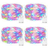 22 x Brand New ITICdecor 5M 50LED Copper Wire Battery Fairy Lights, Battery Copper Wire Fairy Lights for DIY Party, Garden, Christmas, Wedding, Lighting Decor 4 Pack, Colorful  - RRP €197.78