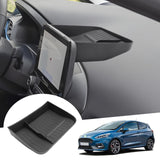 1 x RAW Customer Returns GAFAT Compatible with Ford Fiesta ST MK8 2017-2024 8 Center Console Storage Box, Behind the Navigation Screen Storage Organizer Tray for 8 inch Fo-rd SYNC 3 - RRP €21.0