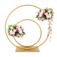 1 x Brand New Wedding Circular Balloon Arch 60 40cm Double Ring Balloon Arch for Wedding Birthday Party - RRP €69.99