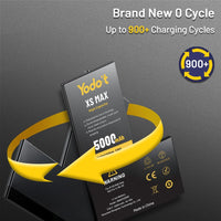 1 x RAW Customer Returns Yodoit 5000mAh Battery for Phone XS maxe Replacement Battery High Capacity Battery 0 Cycle for Model A1921, A2101, A2102, A2103, A2104 with Full Repair Tools Kits - RRP €30.24