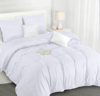 1 x RAW Customer Returns Utopia Bedding bed linen set - microfiber duvet cover 230x220 cm 2 pillowcases 50x75 cm - white - RRP €19.99