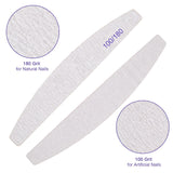 1 x RAW Customer Returns Xinstroe Pack of 10 nail files buffer, double-sided 100 180, nail block, white sanding block, polishing block - RRP €6.04