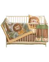 2 x RAW Customer Returns Robotime Jungle Animal Style Baby Bedding Set 5pcs Comforter Baby Sheets Standard Size Cozy Breathable Single Duvet Cover Set for Boys Girls - RRP €133.98