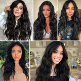 1 x RAW Customer Returns Wig Black Women s Wig Long Curly Natural Wig For Women Everyday Anime Cosplay Costume Party Halloween Carnival No Lace 019G - RRP €28.22